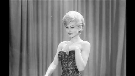 The lovely Jill Ireland in a scene from the movie Jungle Street (1960).